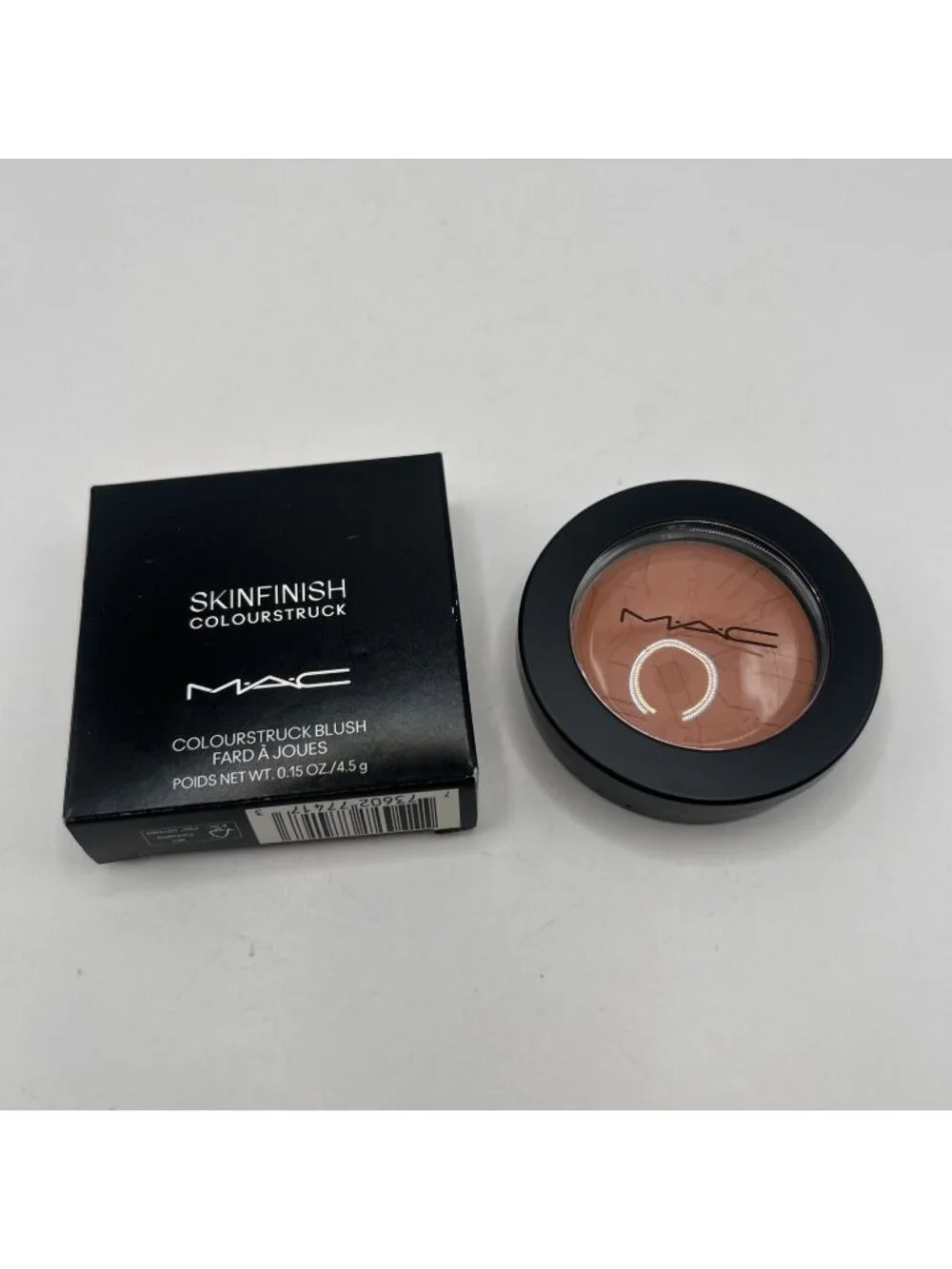 Mac Skinfinish Colourstruck Blush Melba Boxed New .15 Oz Makeup Box Wedding NWT
